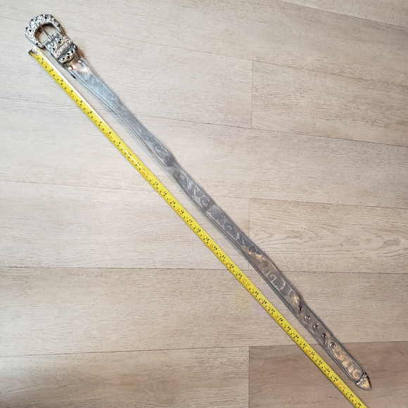 Silver Metal Mesh Rhinestone Belt Decorative Buckle Bling Bling - Picture 7 of 8